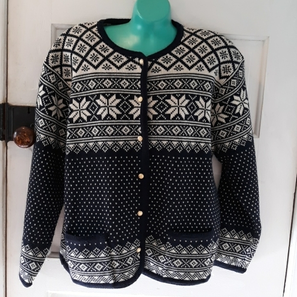 Crystal Kobe vintage ugly Christmas sweater Large - Picture 1 of 2